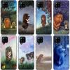 Hedgehog In the Fog Phone Case For Samsung Galaxy A12 A02S A22 A32 A52 A72 A71 A51 A41 A31 A21 A11 A50 A70 A10S A20S Black Cover