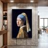The Girl With A Pearl Earring By Jan Famous Art Canvas Paintings Wall Art Posters And Prints Classical Famous Art Picture Cuadro