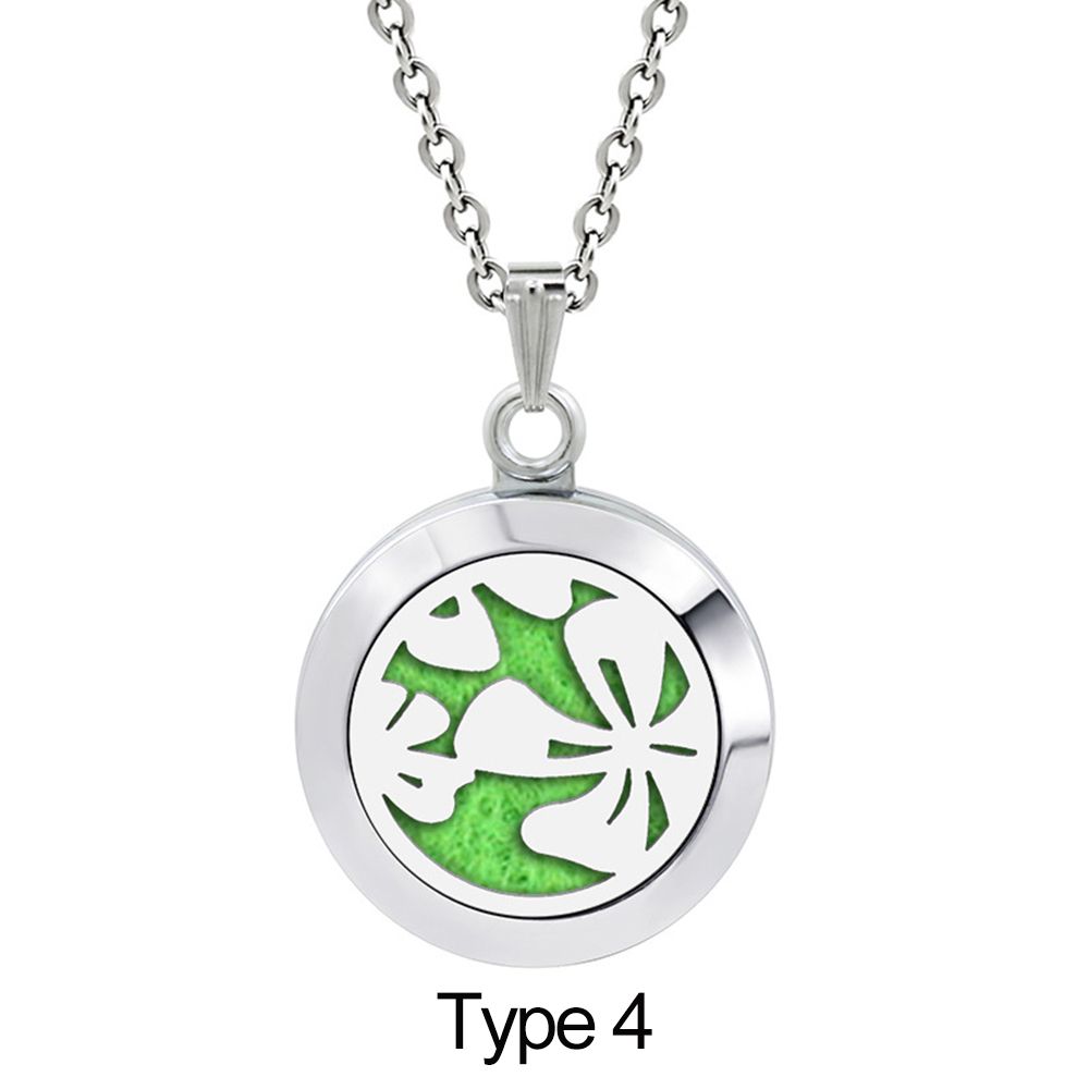 Кулон из нержавеющей стали для ароматерапии, подвески с ароматом, диффузор эфирного масла, ожерелье, ароматный медальон