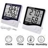 HTC-1 HTC-2 LCD Electronic Digital Temperature Humidity Meter Home Thermometer Hygrometer Indoor Outdoor Weather Station Clock