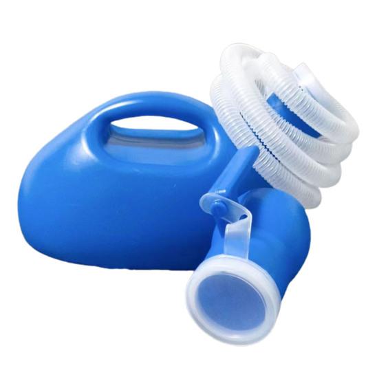 Бутылка для писсуара большой емкости 2000 мл, мера для мочи, защита от протечек, защита от брызг, длинная трубка, портативный мужской писсуар