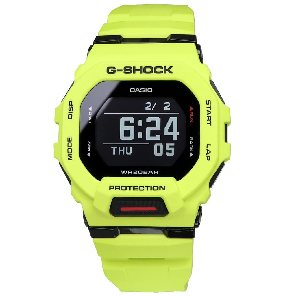 Casio Мужские часы G-SHOCK G-SQUAD GBD-200-9 с Mobile Link, флуоресцентно-желтые, модель для зарубежного рынка [параллельный импорт]
