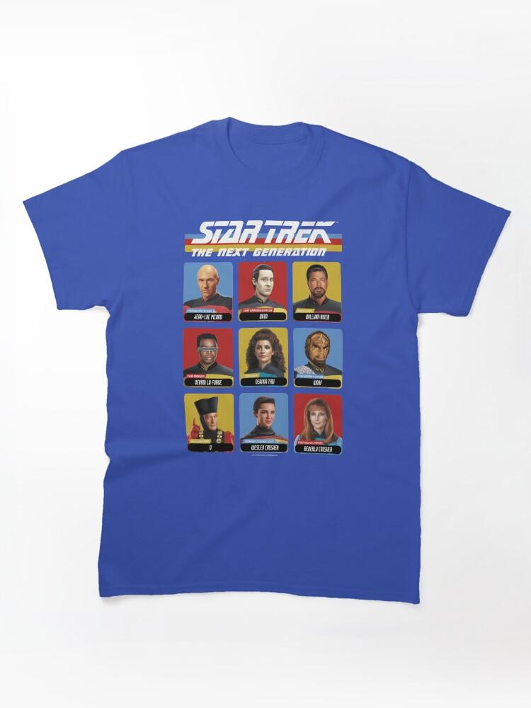 Star Trek The Next Generation Star Trek Next Generation Portrait Panel Poster Classic Unisex T-Shirt