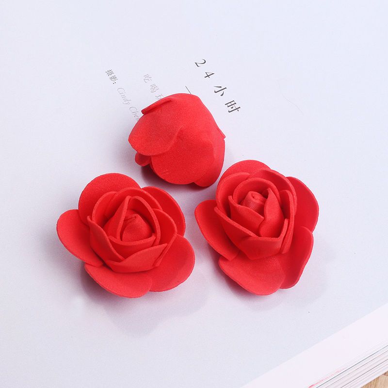 10/50/100 шт. 3 см пенопластовая роза для медведя искусственные цветы Diy подарочная коробка свадебные декоративные рождественские украшения для дома 20 цветов
