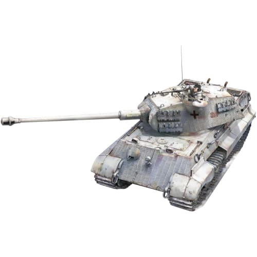 Takom Yuster 1/48 German King Tiger Porsche Turret Full Interior Plastic Model Kit TKOUSNO-008