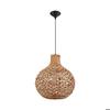 Suspension décorative - BV - BV02-00035 - Rotin naturel - Métal - 1xE27 23W IP20