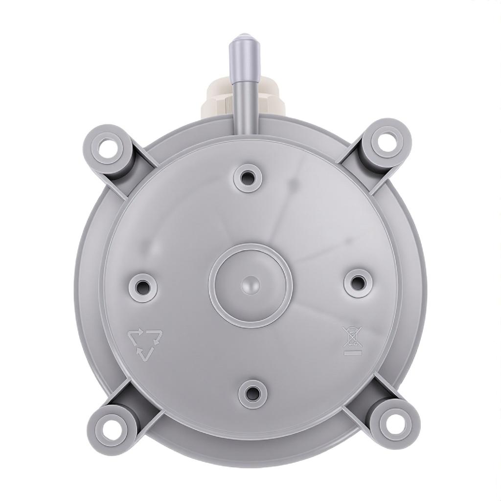 Micro Differential Pressure Switch Air Flow Pressure Switch for Gas Furnace HVAC System 50 500PA White Upgraded Version