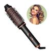 3-In-1 38MM Hair Curling Iron Brush Fast Heating Thermal Brush Fast Heating Negative Ion Heated Round Brush Electric Hair Curling Wand Tools