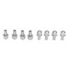 8Pcs RC Hex Wheel Hub Drive Adaptor Extension Column Metal Nut for Axial SCX10 for Traxxas D90 for
