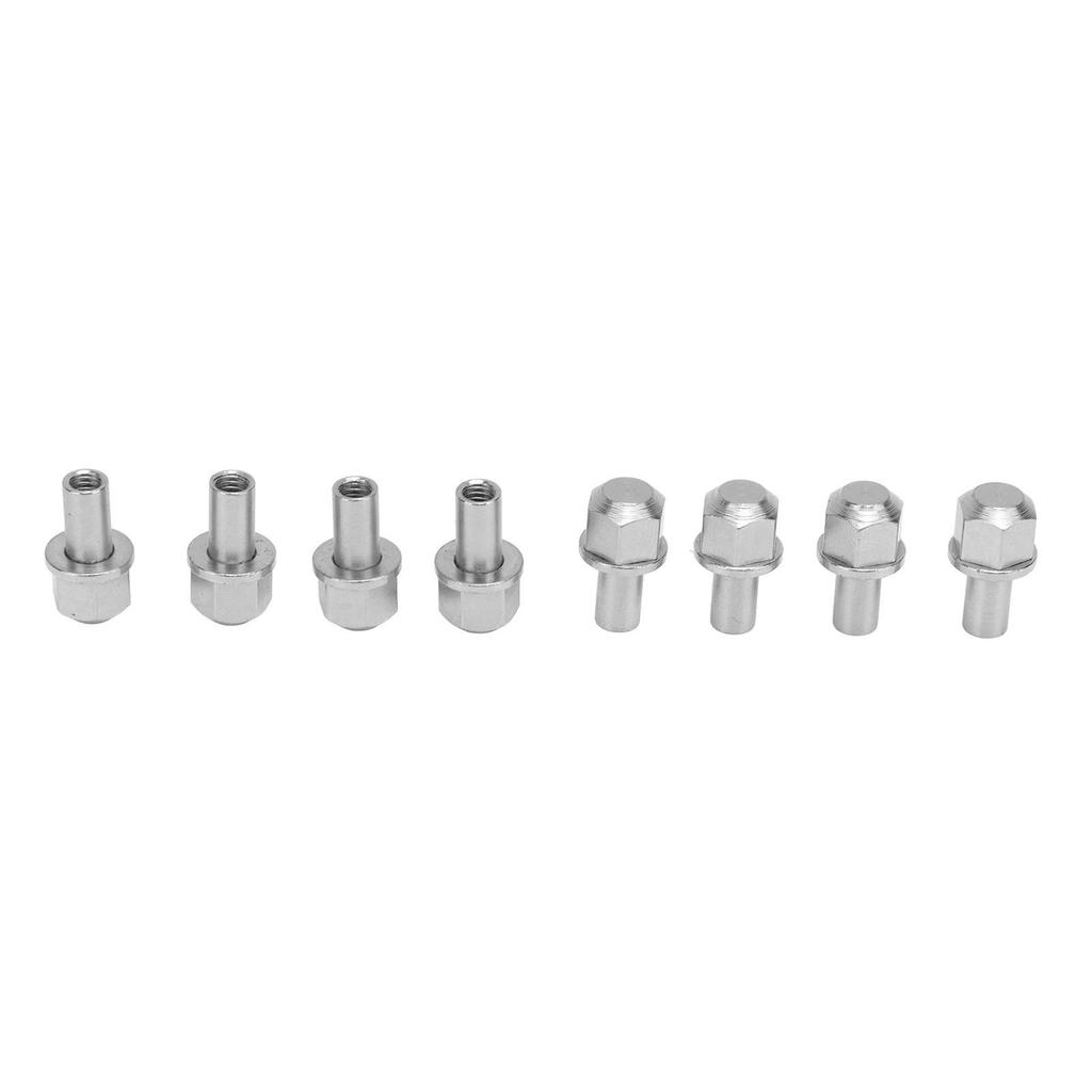 8Pcs RC Hex Wheel Hub Drive Adaptor Extension Column Metal Nut for Axial SCX10 for Traxxas D90 for