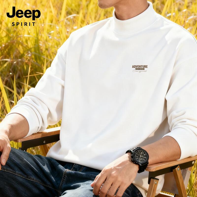 Мужская термофутболка с длинным рукавом и воротником-стойкой JEEP SPIRIT