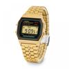 Casio A159wgea 1df  A159wgea 1  Цифровые Квадратные Винтажные Ретро Общественные Металлические Часы