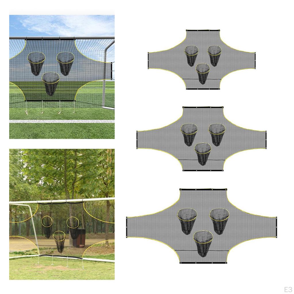 Football Throwing Net Soccer Goal Training Target for Clubs Players Women