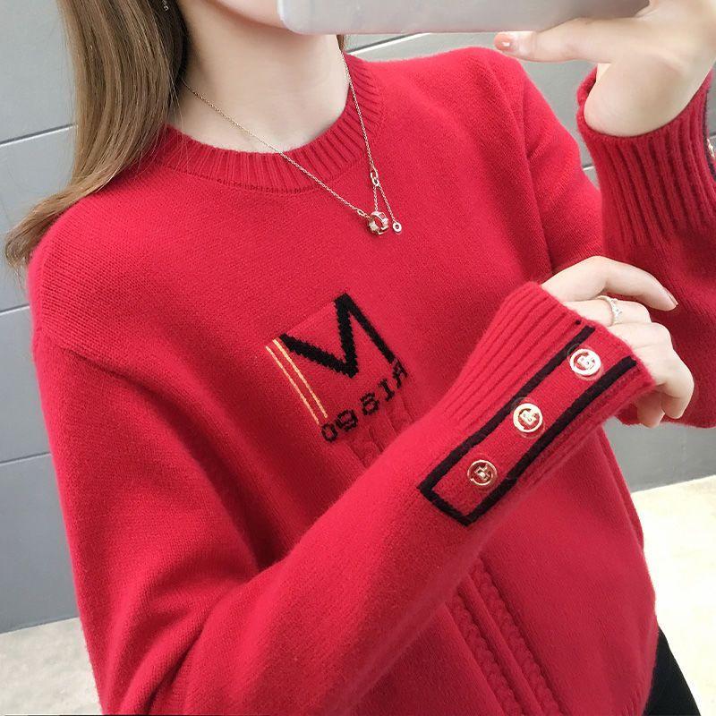 Зимний женский свитер с полувысоким воротником, короткий вязаный свитер на осень и зиму