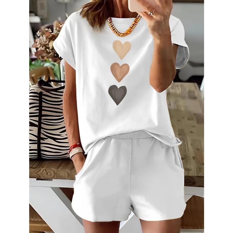 Женская повседневная футболка с цветочным принтом и бабочками - Дышащая, с коротким рукавом и круглым вырезом, для ношения в любое время года, женские футболки