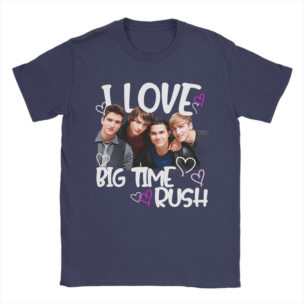 Big Time Rush Тур 2025 Новое Поступление Футболки для Мужчин Женщин Хлопок Футболка Одежда
