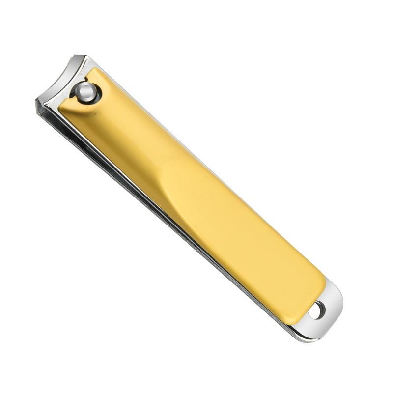 Stainless Steel Nail Clippers Set Large Small Slanted Tip Home Use Carbon Trimmer Tool