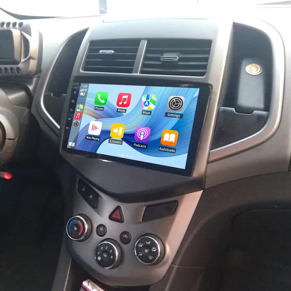 Android 13 CarPlay Авто Автомобильный Радио Мультимедийный Плеер Для Chevrolet Aveo 2 Sonic T300 2011-2015 Навигация GPS 2din Стерео Аудио