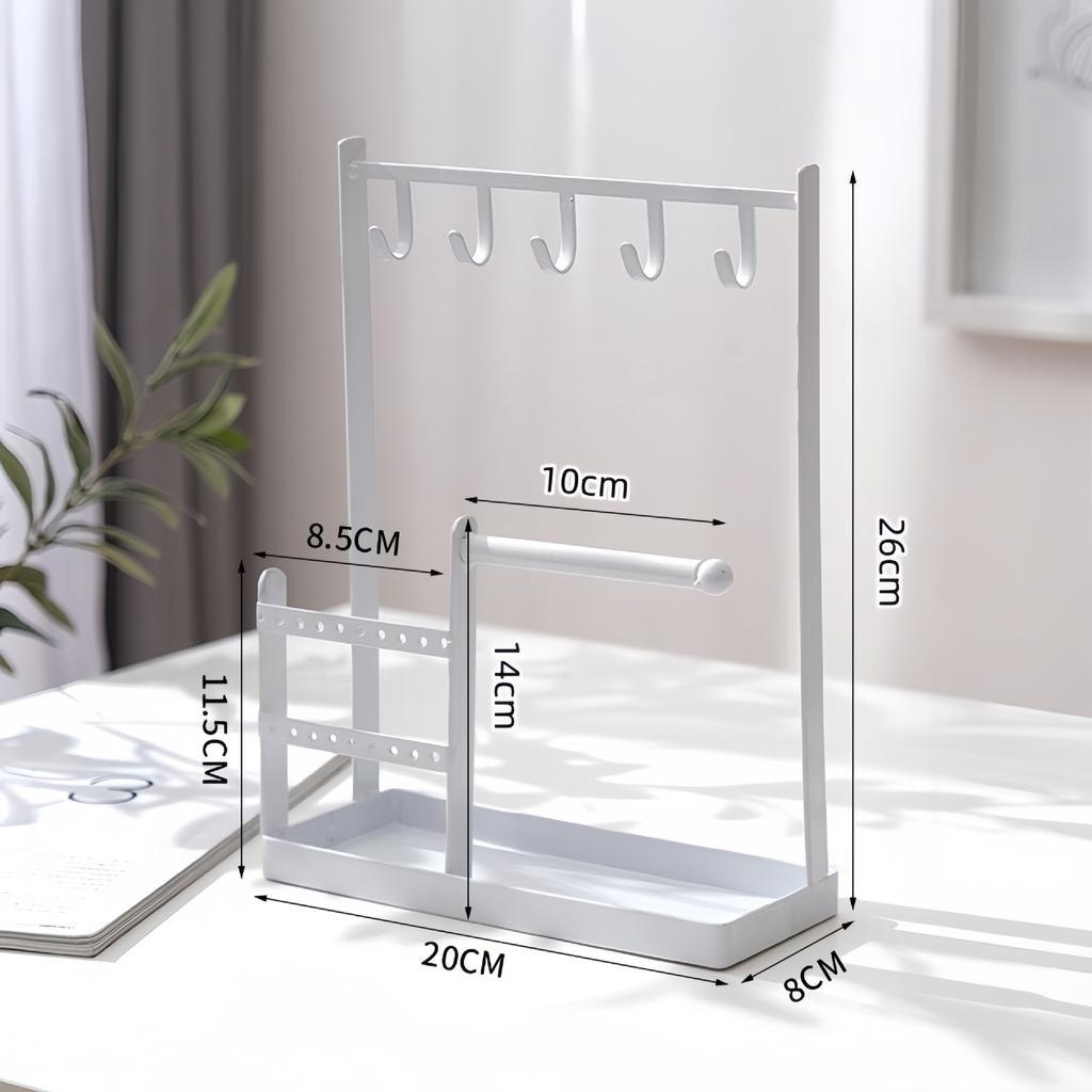 Многофункциональная стойка для ювелирных изделий, органайзер для сережек, ожерелий, женщин, браслетов, часов, настольная стойка для хранения