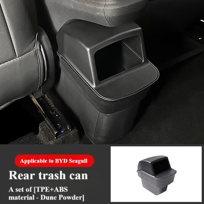 Для BYD Seagull Dolphin MINI 2025 2025 2025 Навесное Ведро для мусора Коробка Задний Ящик для хранения мелочей Аксессуары для стайлинга интерьера