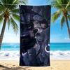 1Pc Dark Fantasy Wings Beach Towel Quick Dry Multiuse For Beach Pool Gym Yoga Home Travel Christmas Halloween Xmas Gift S1604