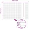 Euro Fence Gray 1.5 x 10 m PVC Coated Iron