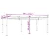 Garden Pavilion with Extendable Roof Taupe 3x6 m Aluminum