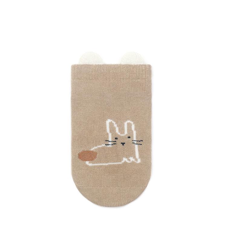 Носки для новорожденных с короткими носками для мальчиков и девочек, хлопковые, весна-осень-лето, противоскользящие, для ходьбы, носки