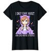 Футболка AnimeGirl Мне Интересно Только Аниме и Нравятся Примерно 3 Человека Кавайная Одежда Женская Одежда Y2k Мультяшная Унисекс Графические Футболки