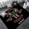 Hell Angels Винтажный Коврик для Двери Мотоцикл Нескользящие Коврики для Ванной Туалета Ковер в Спальню Нордический Домашний Декор