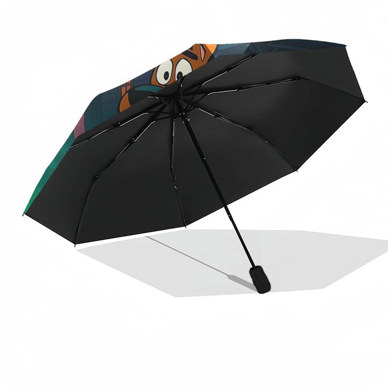 1PC Scooby-Doo Automatic Folding Umbrella | Vibrant Motif & Compact Design for Everyoneyy250930042