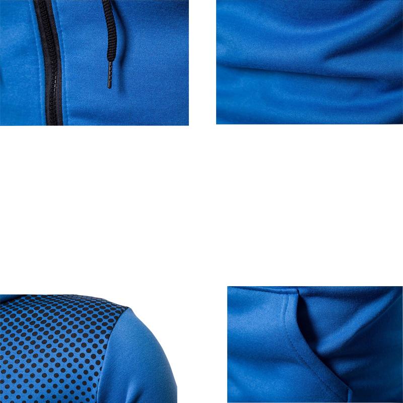 Осенне-зимний мужской спортивный костюм, комплект с капюшоном + спортивные штаны, модная повседневная спортивная одежда на молнии, уличная одежда, мужские куртки больших размеров