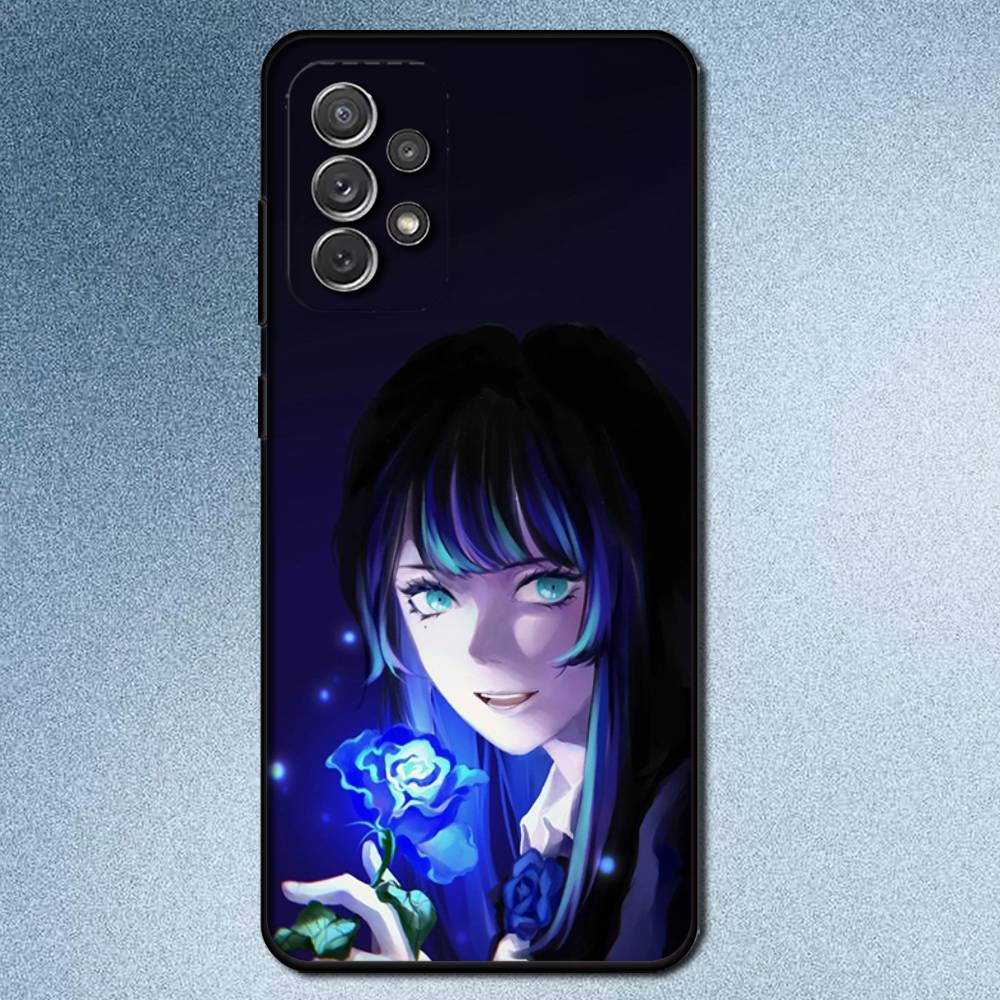 Ado Kyogen X Uta Phone Case For Samsung S25,S24,S21,S22,S23,S30,Ultra,S20,Plus,Fe,Lite,Note,10,9,5G Black Cover