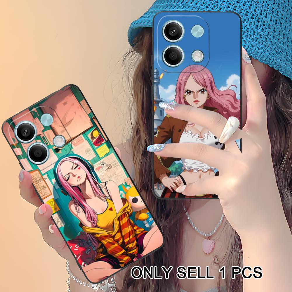 Jewelry Bonney Phone Case for Xiaomi Redmi 15 14 13 12 A5 3 2 1 C Plus 4G 5G Soft TPU Shockproof Cover