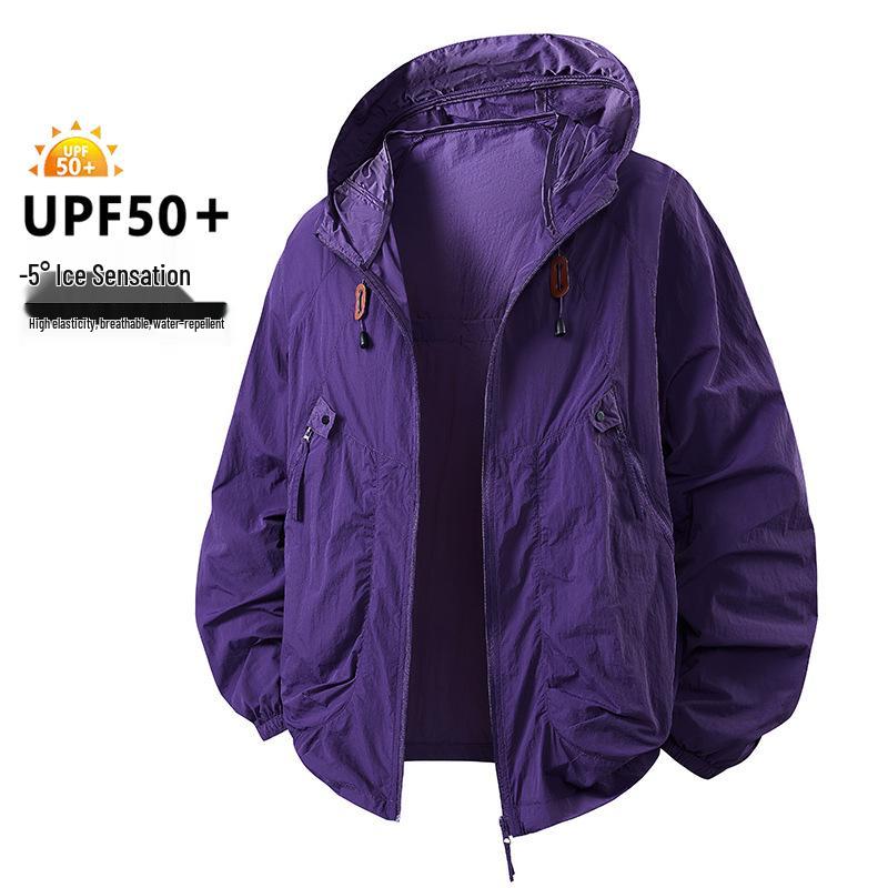 Куртка с капюшоном для защиты от солнца UPF 50+ для пар - Дышащая летняя одежда для рыбалки на открытом воздухе