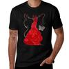 Lady In Red Tshirt Soft Durable Cotton Tshirt