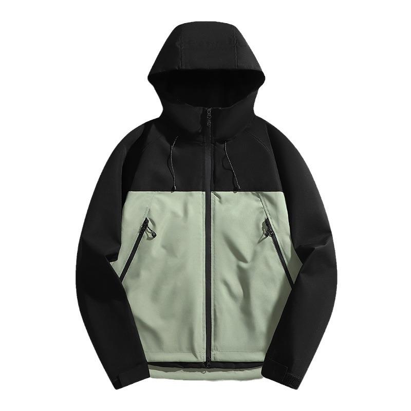 Весенне-осенняя тонкая куртка для улицы, мужская и женская, ветрозащитная, водонепроницаемая и дышащая куртка с капюшоном
