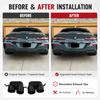 Carbon Fiber Quad Exhaust Tips for BMW 8 Series G14 G15 G16 840i 850i Coupe Gran Coupe Trapezoid to Round 4-Out Muffler Pipe G4JF