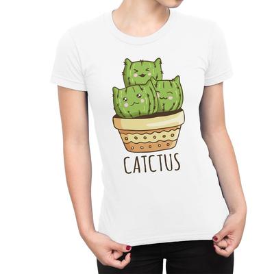 1Tee Womens Catctus Cute Cacti T-Shirt