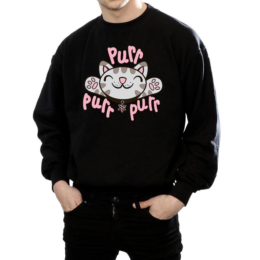 Мужская мягкая толстовка Kitty Purr The Big Bang Theory