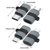 Короткие адаптеры USB C к USB Адаптеры USB Type C (мама) к MicroUSB (папа) Разъемы Адаптеры для зарядки для телефонов, ноутбуков