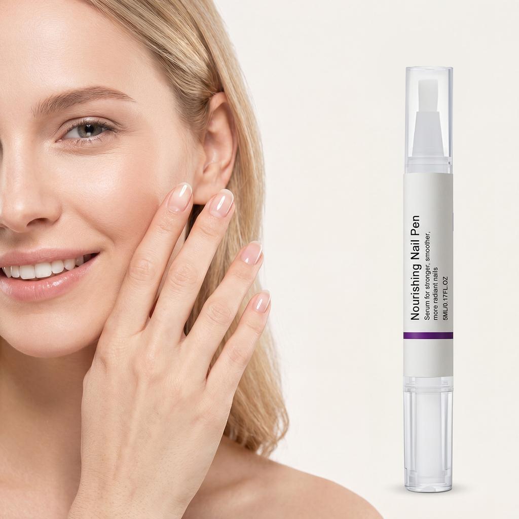 Moisturizing nail care pen, nourishes the nail surface, gently cares for the nail structure, portable nutrient solution, hand care and manicure