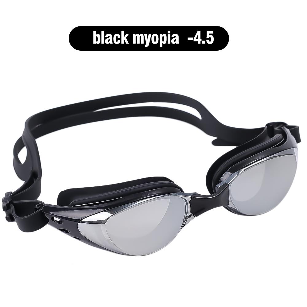 Myopia Swimming Goggles Glasses -1.0~-9.0 Waterproof Anti Fog Swim Goggle Eyewear Men Adjusatble Silicone Swimming Glasses Women