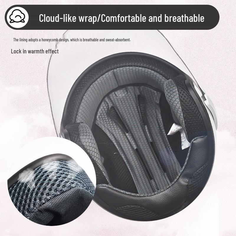 3C Certified Unisex Electric Bike & Motorcycle Helmet – All-Season, Winter Warm Safety Gear
