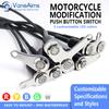 Motorcycle Handlebar Switch Metal Waterproof On Off Motorbike Button Momentary Latching for Start Stop Brake Horn Hazard Light Switches4