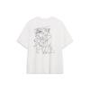 X Disney Co-Branded Sporty Trend Series Cartoon Print Round Neck Short Sleeve T-Shirt Men Tops Off-White AHST269-1