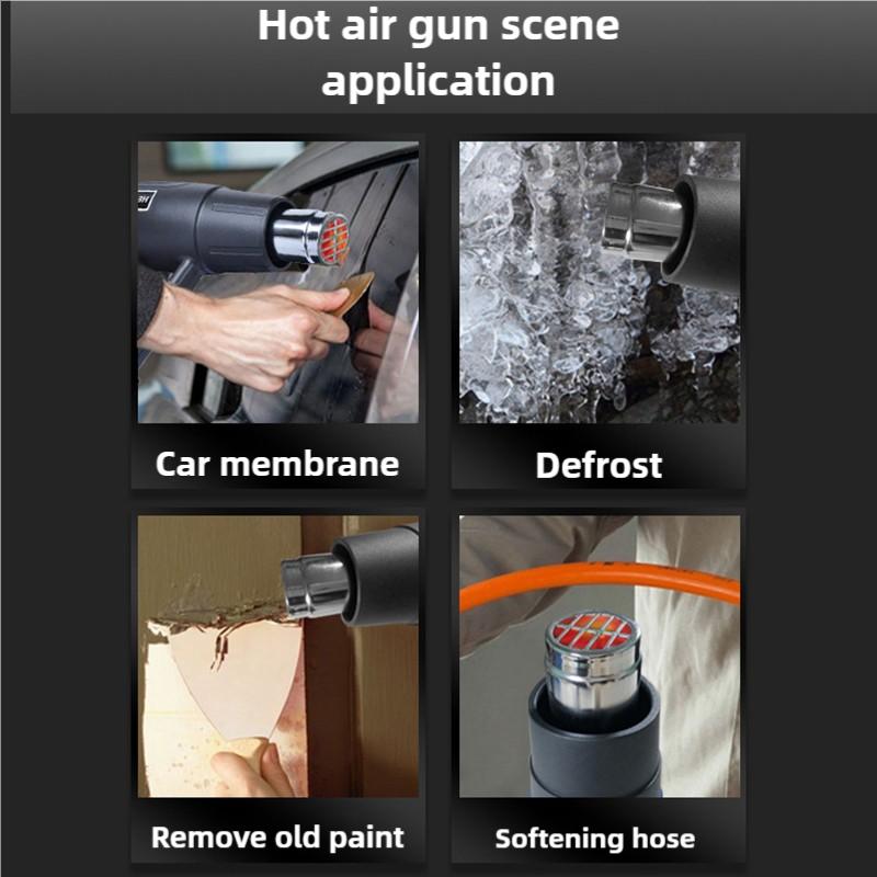 2000 Вт Тепловой фен Профессиональный промышленный фен горячего воздуха Воздушный фен для пайки Термофен Паяльная станция Инструмент для упаковки в термоусадочную пленку