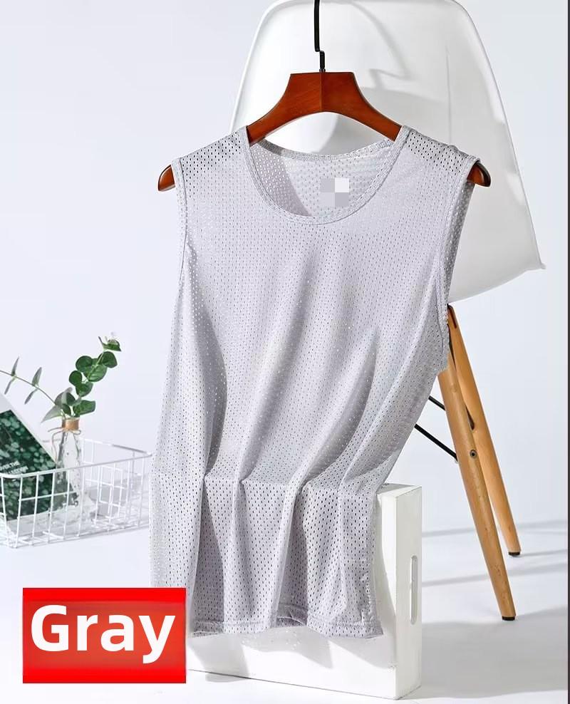 Мужской сетчатый дышащий жилет Ice Silk Slim Fit Summer