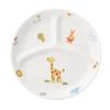 22cm Lunch Plate by Maruku Paju Suitable for Dishwasher and Microwave Suitable for Nursery School Reinforced Animal 220SD Three-Compartment (Official