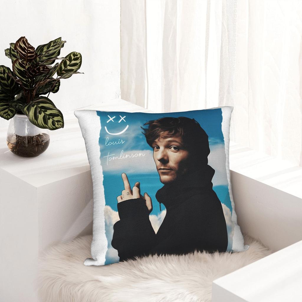 Louis Tomlinsons Pillowcase Soft Fabric Cushion Cover Decor Throw Pillow Case Cover Car Drop Shipping cm